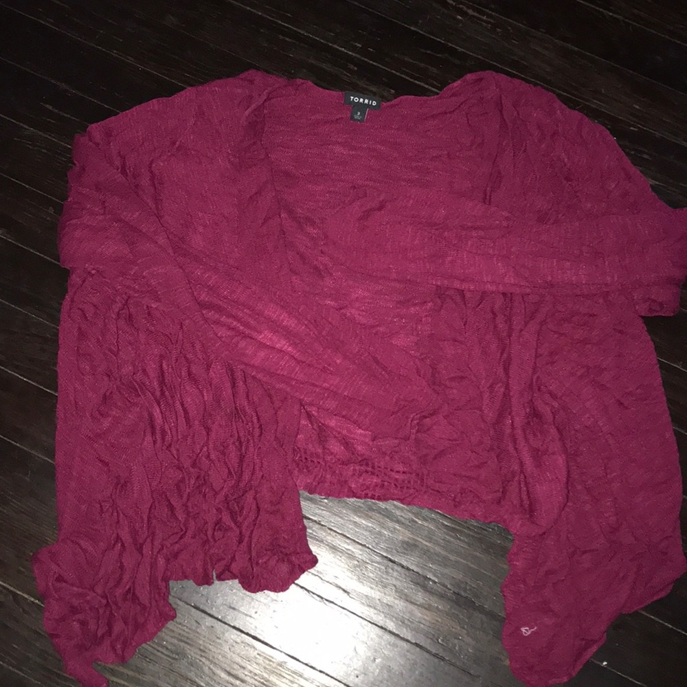 Open sweater/cardigan